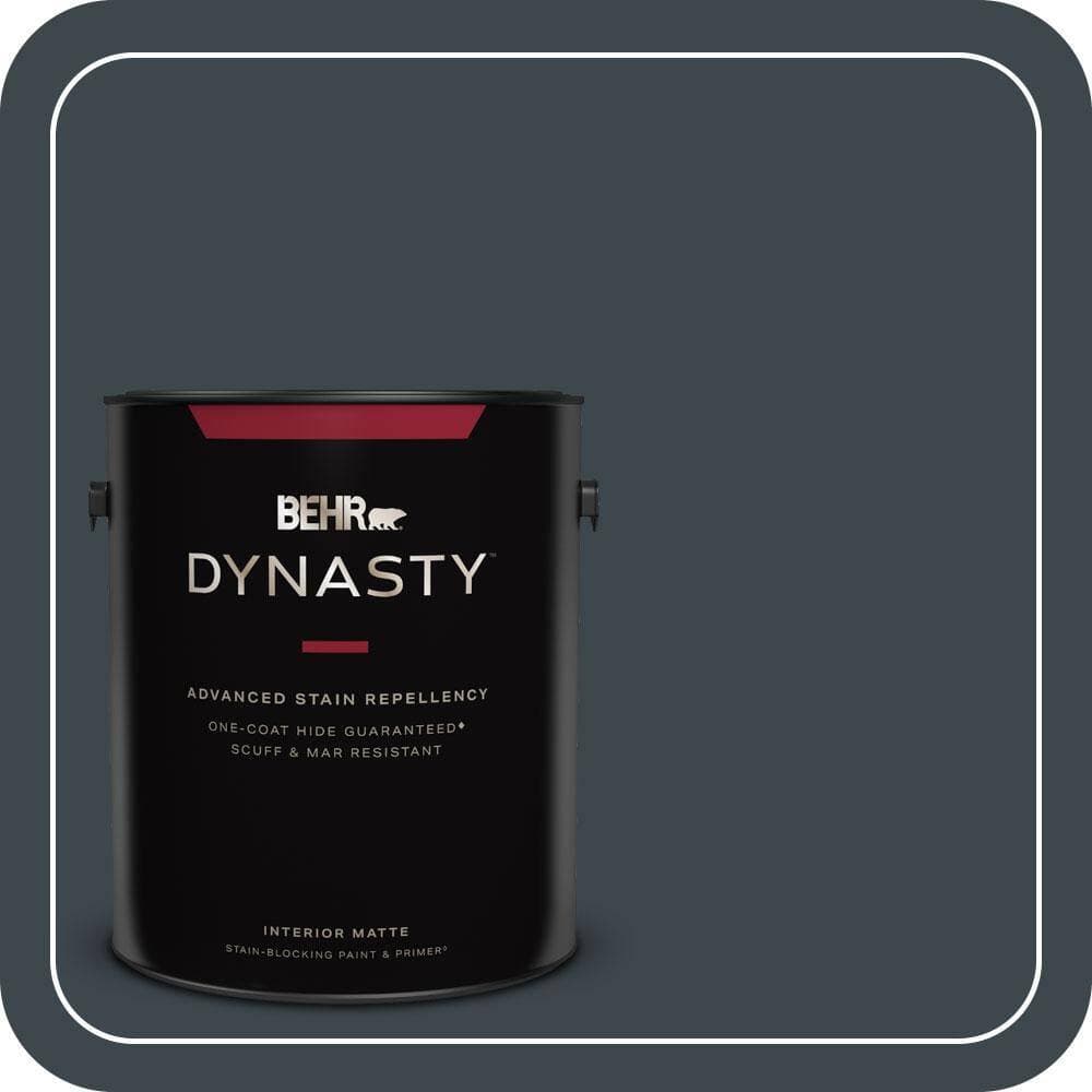 BEHR DYNASTY 1 gal. #PPU25-23 Winter Way Matte Interior Stain-Blocking Paint & Primer