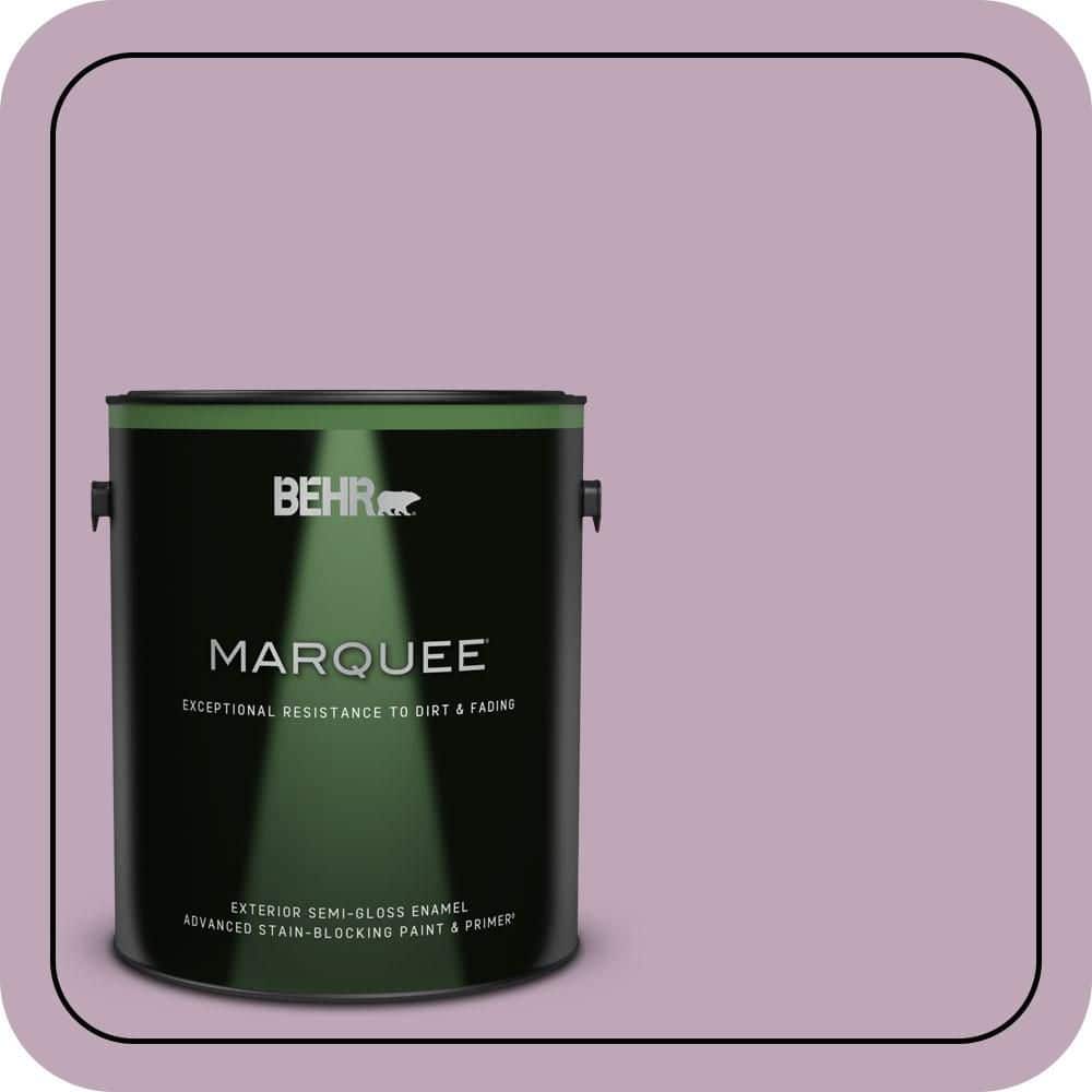 BEHR MARQUEE 1 gal. #680F-4 Soft Heather Semi-Gloss Enamel Exterior Paint & Primer