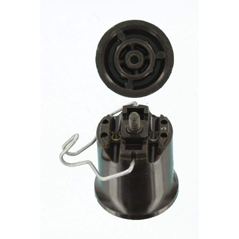 Leviton 660-Watt Brown Weatherproof Pin-Type Lampholder 167 (3)