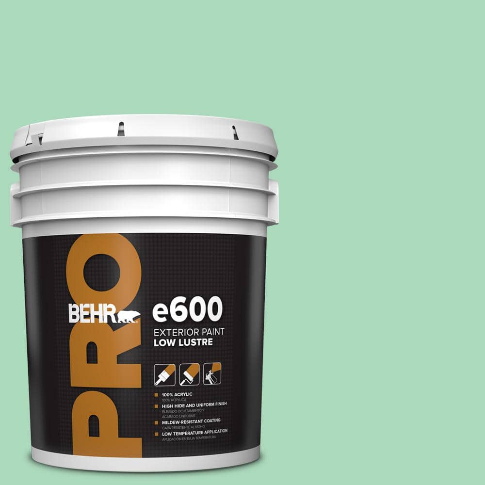 BEHR PRO 5 gal. #P410-3 Shanghai Jade Low Luster Exterior Paint