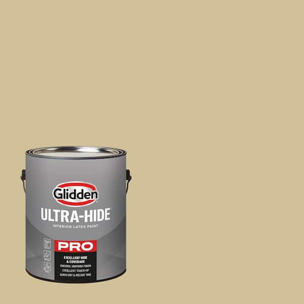 Glidden Ultra-Hide 1 gal. PPG1104-4 Sandy Pail Eggshell Interior Paint (2)