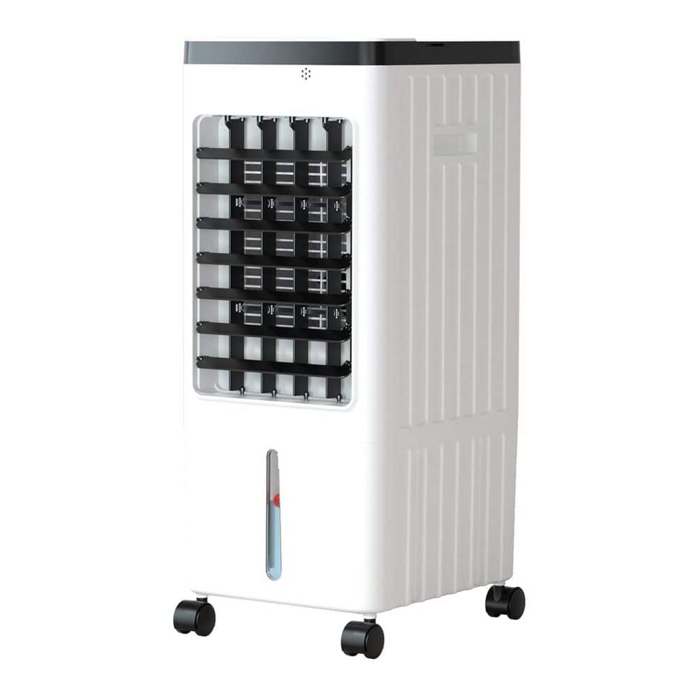 Adrinfly 5,000 BTU Portable Air Conditioner Evaporative Cooler with Remote, 3-Speeds, 2 Gal Tank, 4-Ice Packs, for Bedroom Office (1)