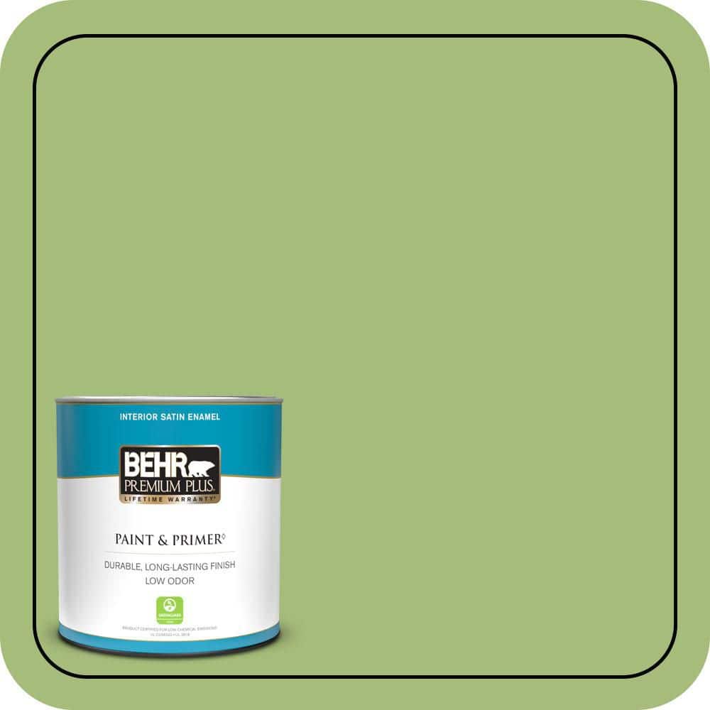 BEHR PREMIUM PLUS #P370-5 Lazy Caterpillar Enamel & Primer Color Sample