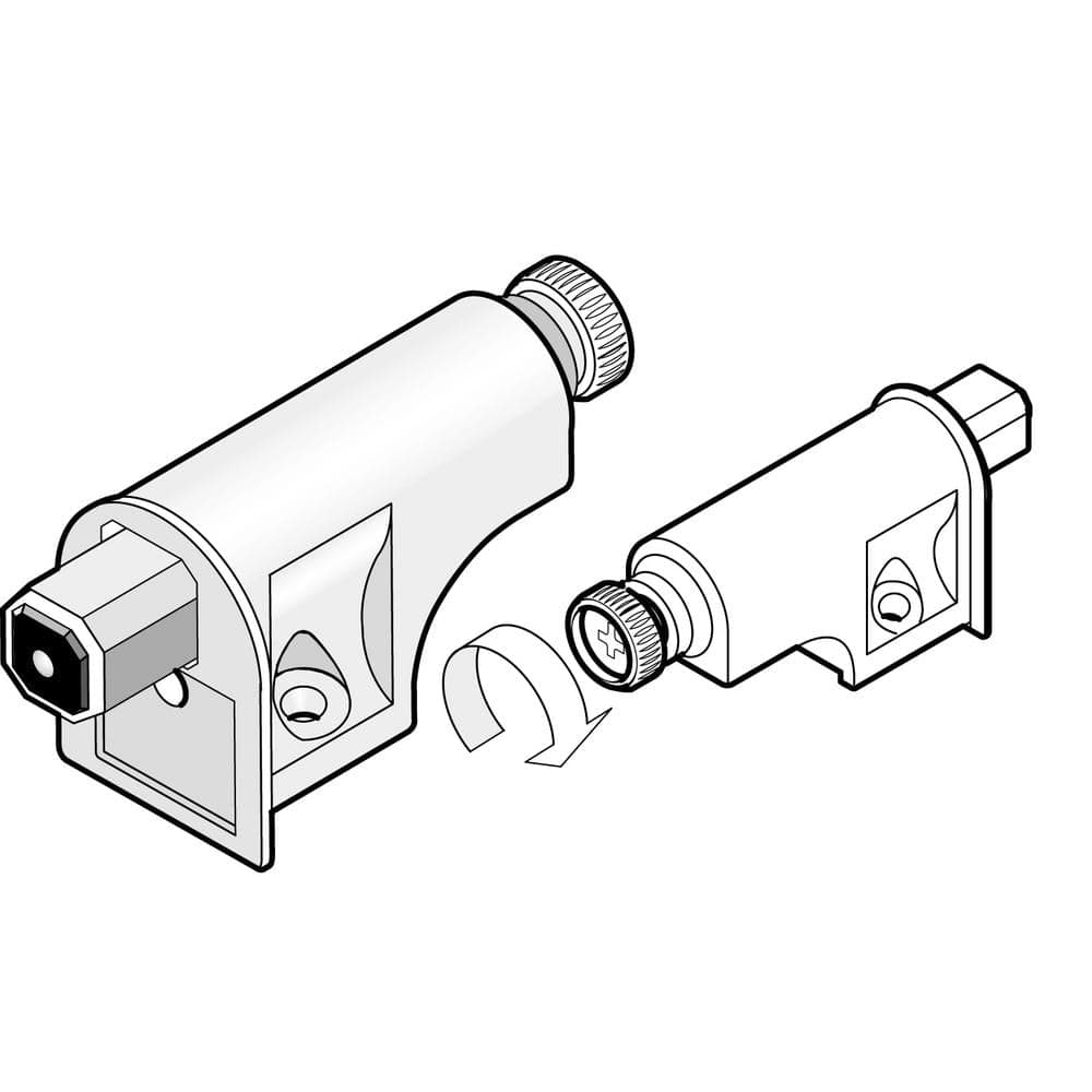 Unbranded Universal Soft Close Cabinet Door Adapter Damper (2-Pack) (3)
