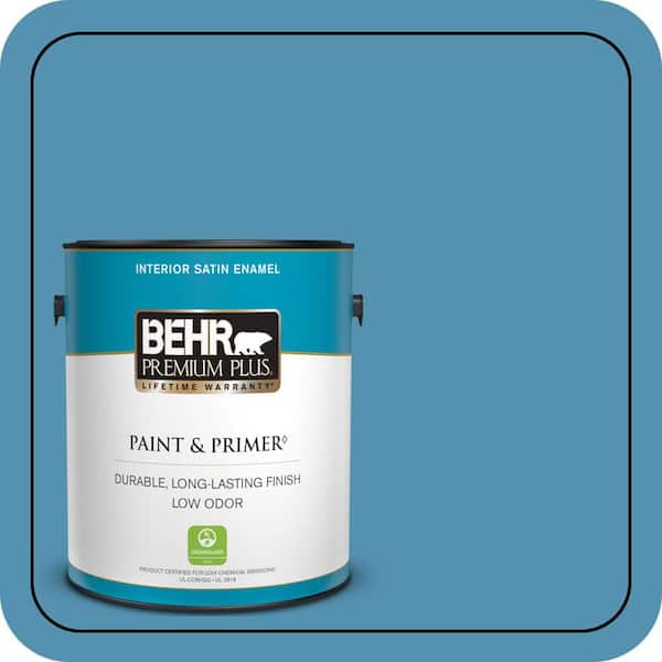 BEHR PREMIUM PLUS #M490-5 Jet Ski One-Coat Hide Enamel & Primer (3)
