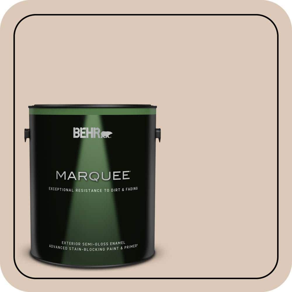 BEHR MARQUEE 1 gal. #MQ3-09 Loft Light Semi-Gloss Enamel Exterior Paint & Primer (1)
