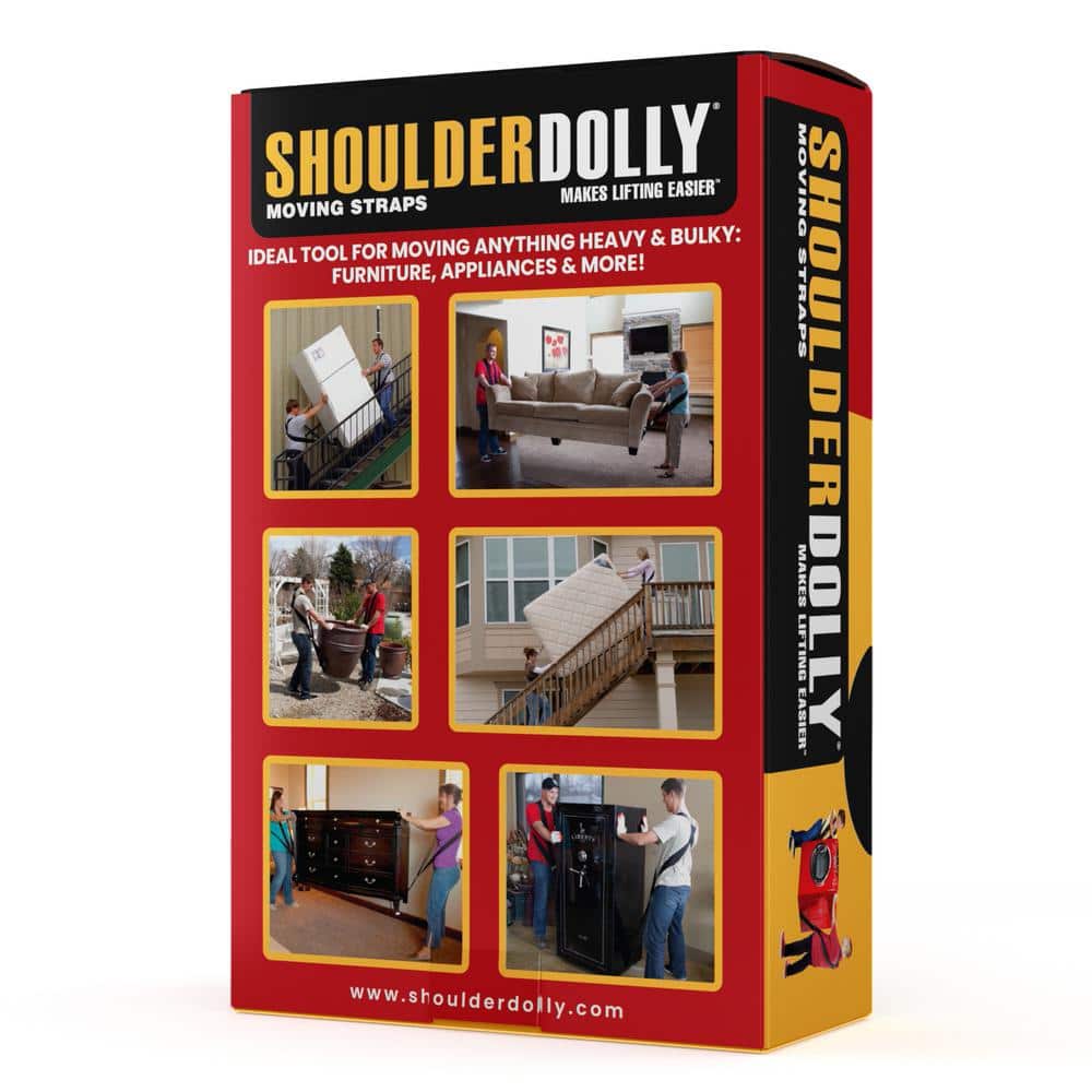 SHOULDER DOLLY ShoulderDolly 12 ft L x 5 in. W Moving Straps for items up to 800 Lb (3)