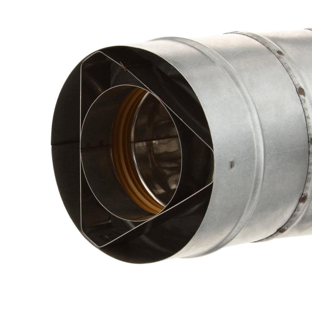 Rheem 3 in. x 5 in. 90-Degree Elbow Stainless Steel Concentric Venting for Mid Efficiency Tankless Gas Water Heaters (3)