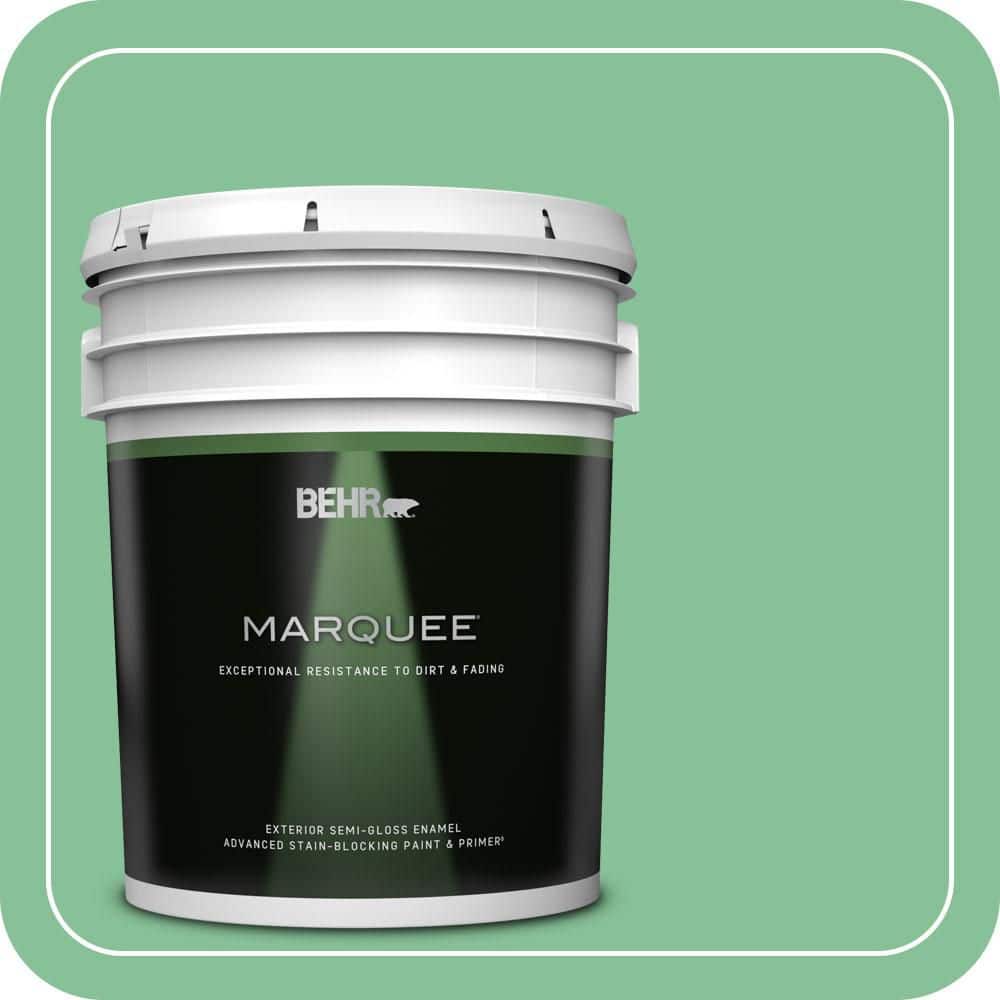 BEHR MARQUEE 5 gal. #MQ6-40 Country Weekend Semi-Gloss Enamel Exterior Paint & Primer