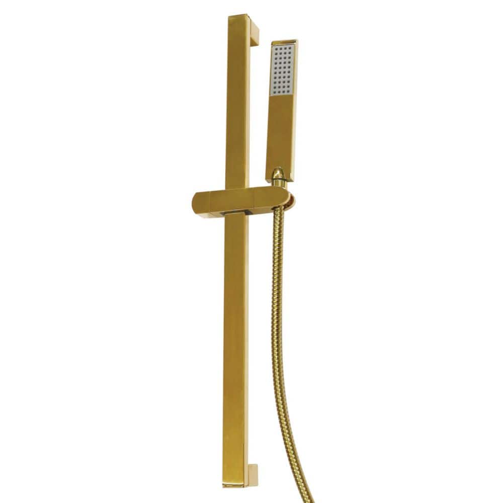 Kingston Brass Vilbosch 24 in. Shower Slide Bar in Polished Brass (1)