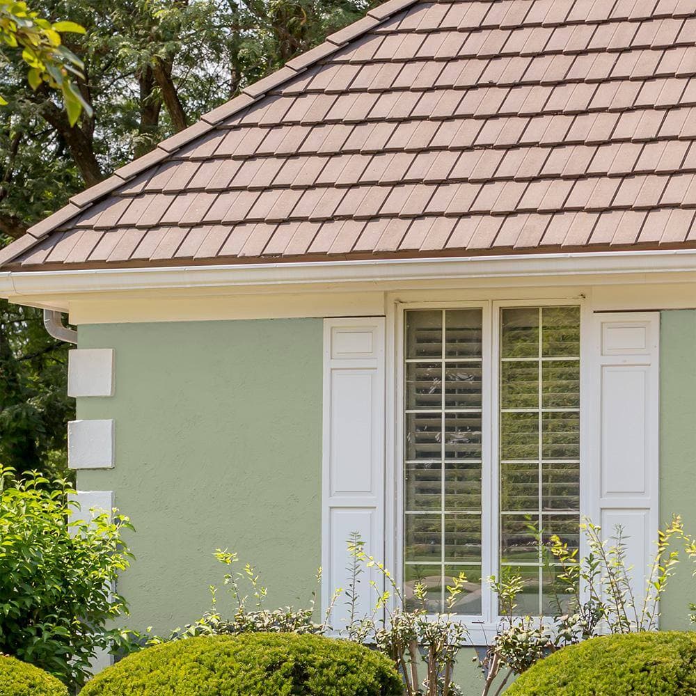 BEHR PREMIUM 1 gal. #MS-57 Soft Green Elastomeric Masonry, Stucco and Brick Exterior Paint (4)
