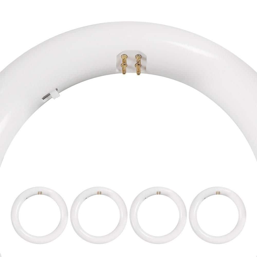 Feit Electric 15-Watt 8 in. T9 G10q Type A Plug and Play Linear Circline LED Tube Light Bulb, Selectable White (4-Pack)