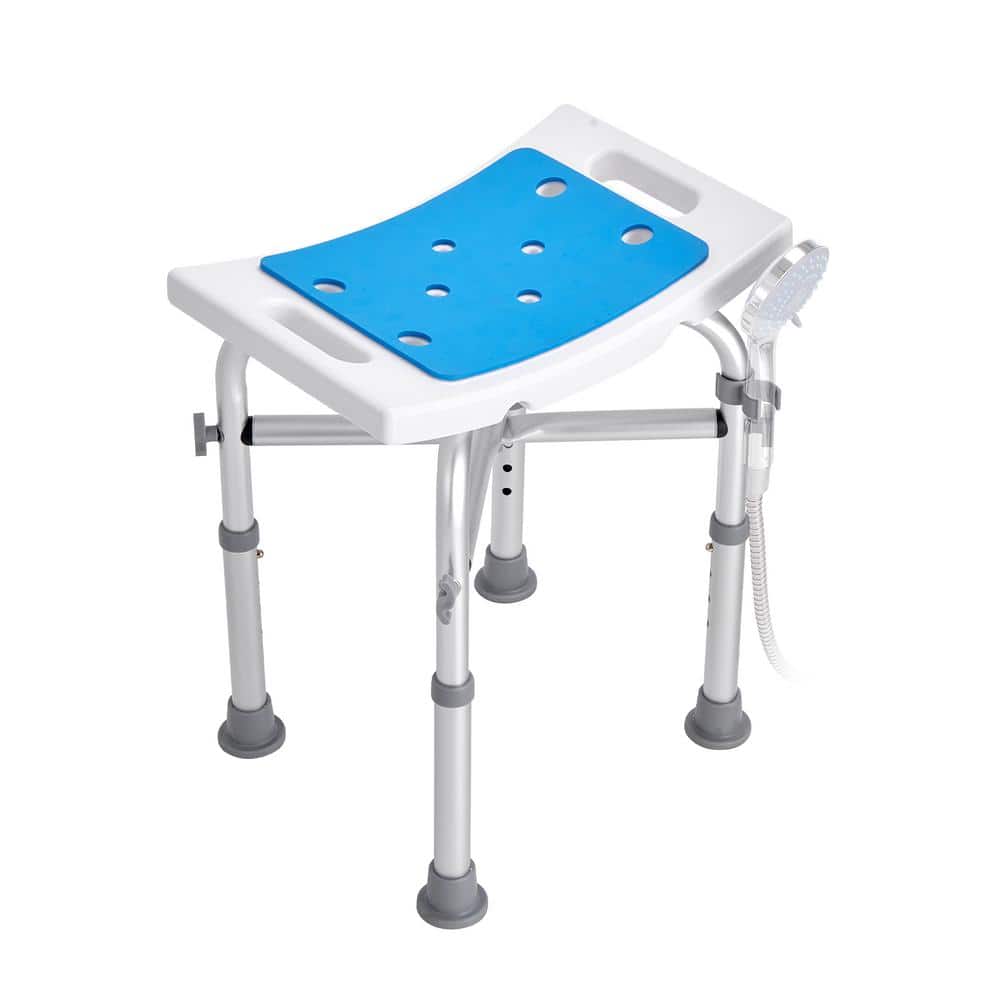 VEVOR Shower Chair for Inside Shower Adjustable Stool Crossbar Supportfor Elderly Non-Electric Waterless Toilet 2025 update (1)