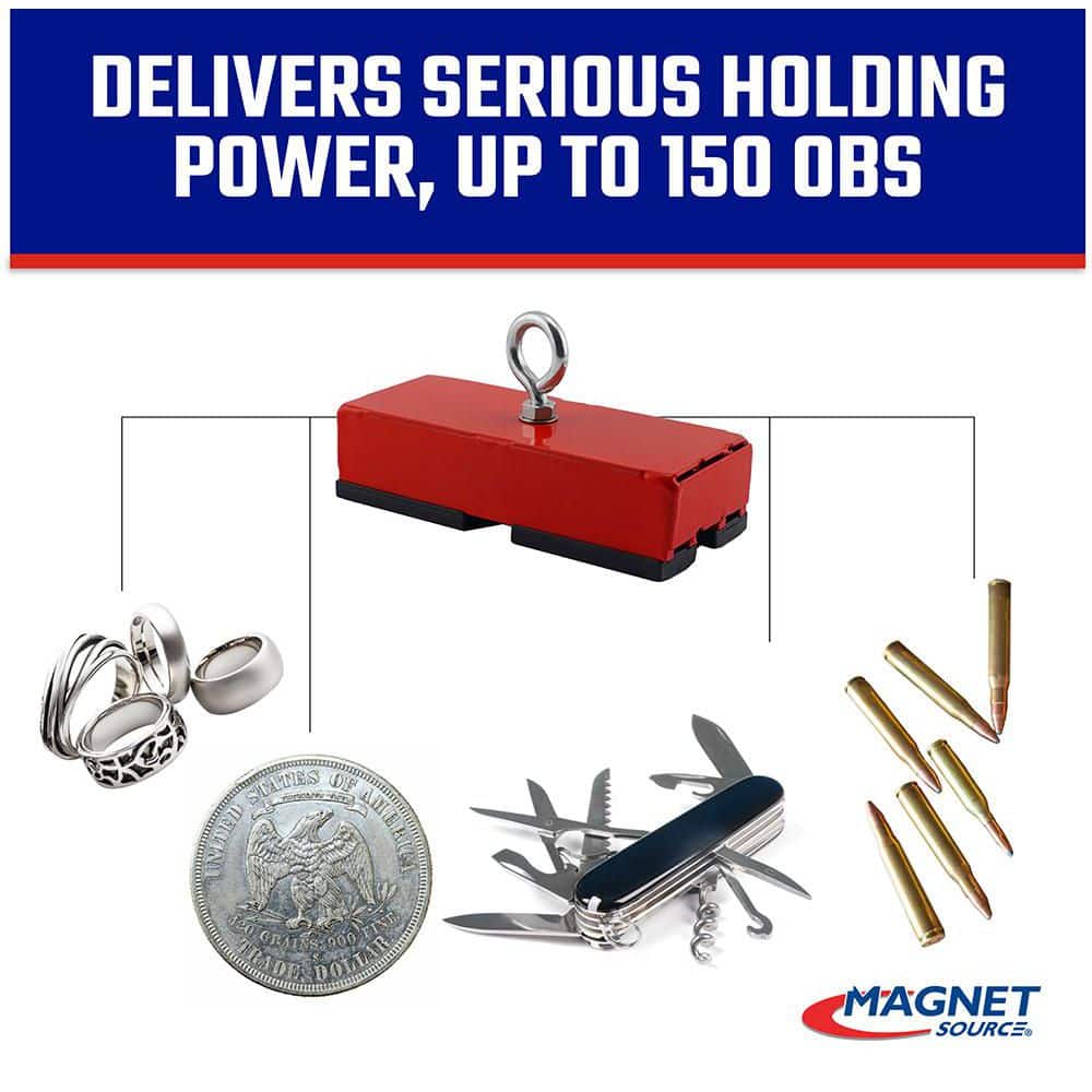 Master Magnet 150 lb. Pull Power Handle Magnet (4)