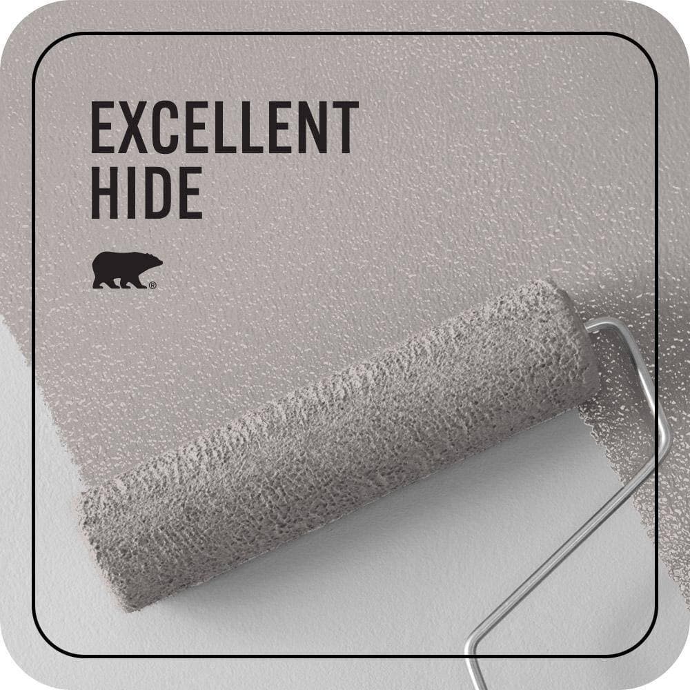 BEHR PREMIUM PLUS 1 gal. #N140-2 Chicago Fog Ceiling Flat Interior Paint & Primer (2)