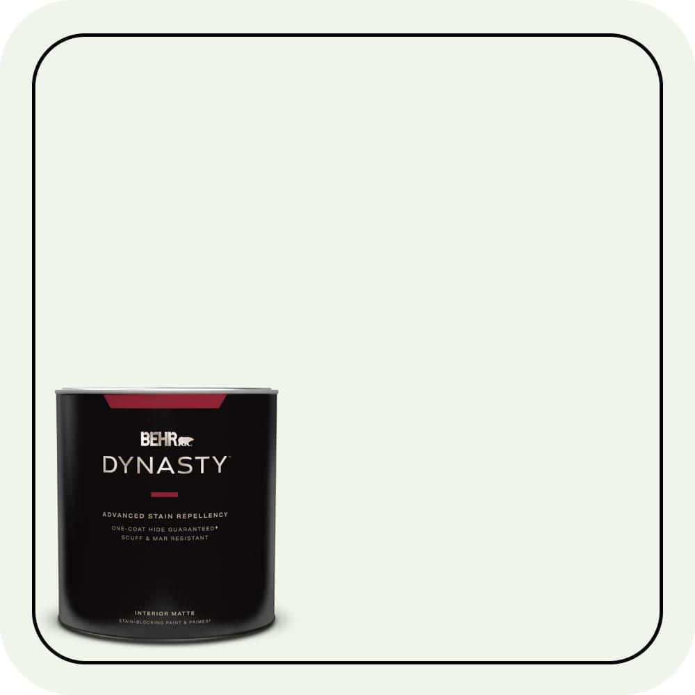BEHR DYNASTY 1 qt. #W-B-510 Frosted Juniper Matte Interior Stain-Blocking Paint & Primer