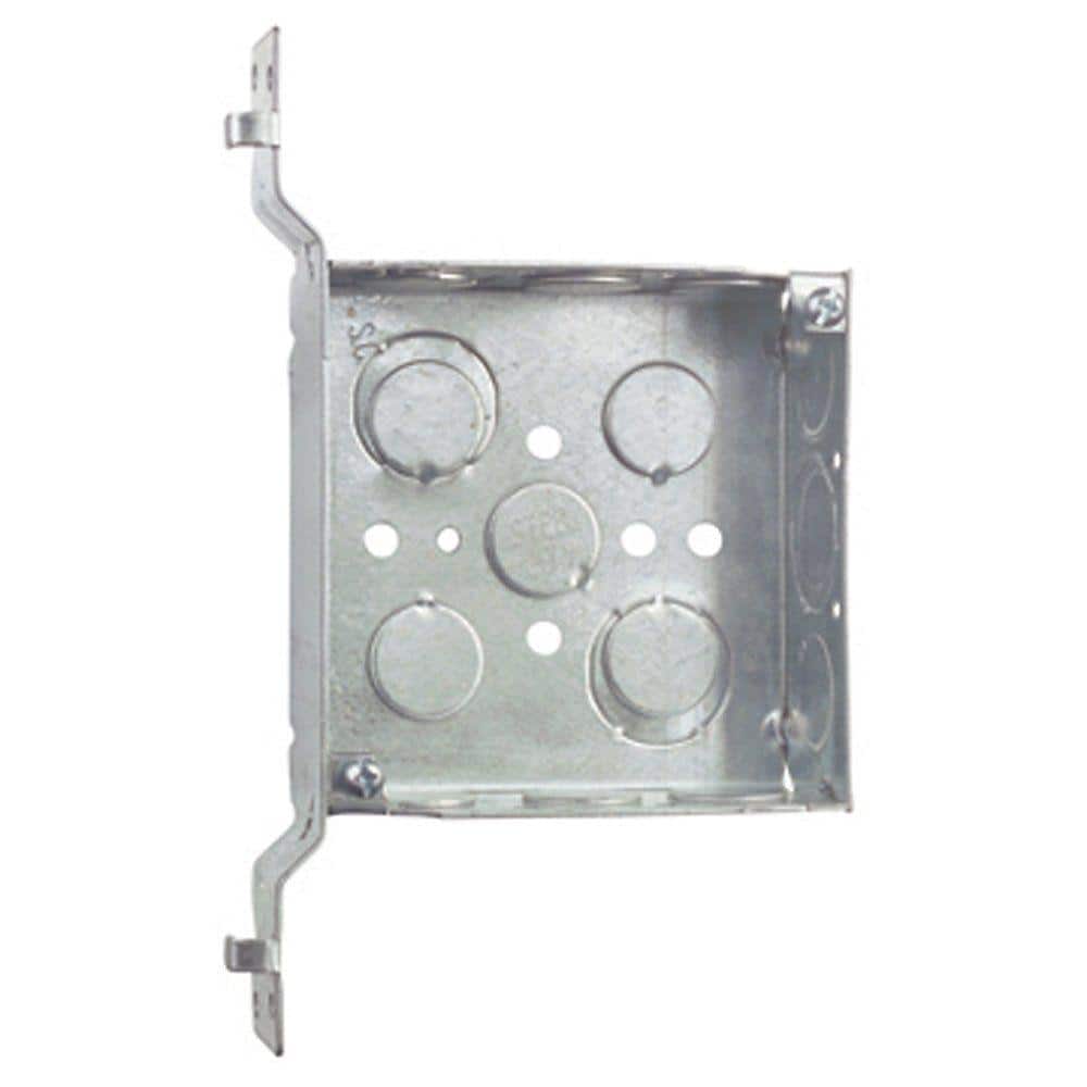Steel City 4 in. Steel Square Box with SV Bracket (52151V1234-25R) (1)