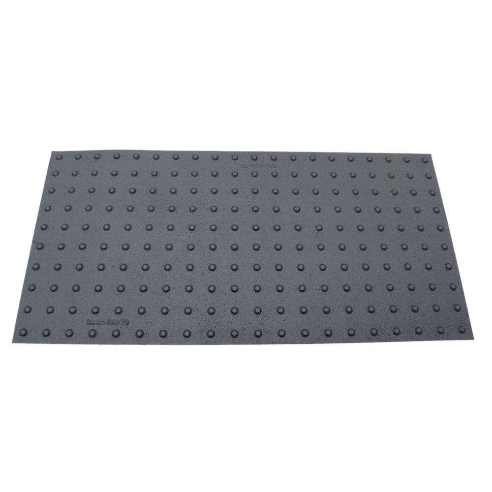 Safety Step TD PowerBond 48 in. x 2 ft. Dark Gray ADA Warning Detectable Tile (Peel and Stick) (2)
