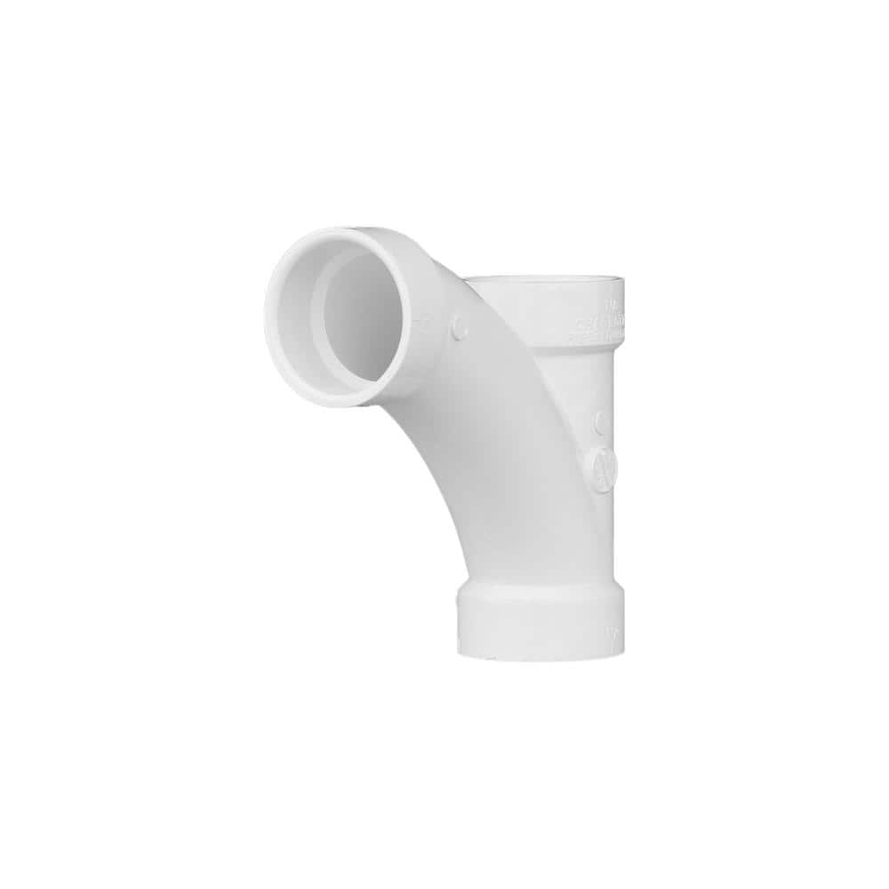 Charlotte Pipe 4 in. DWV PVC Comb Wye and 1/8 Bend