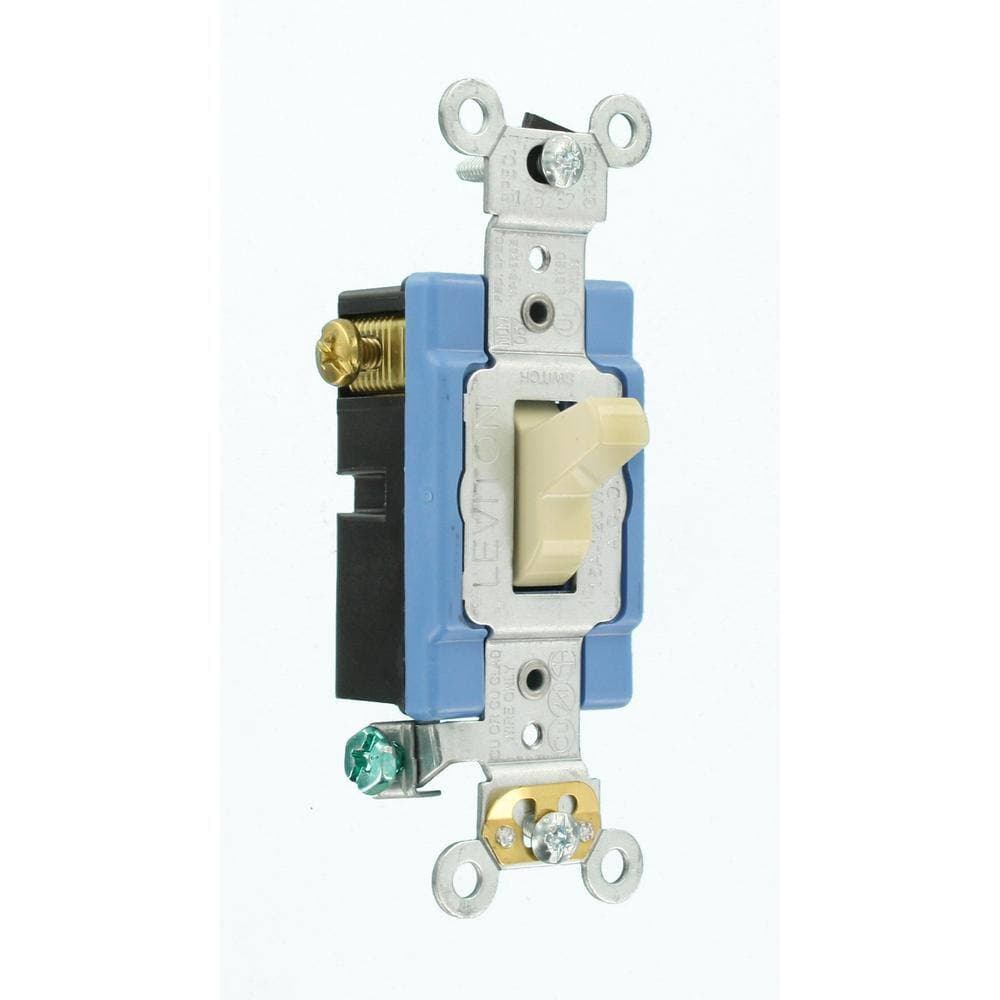 Leviton Amp Industrial Grade Heavy Duty 3-Way Toggle Switch (2)