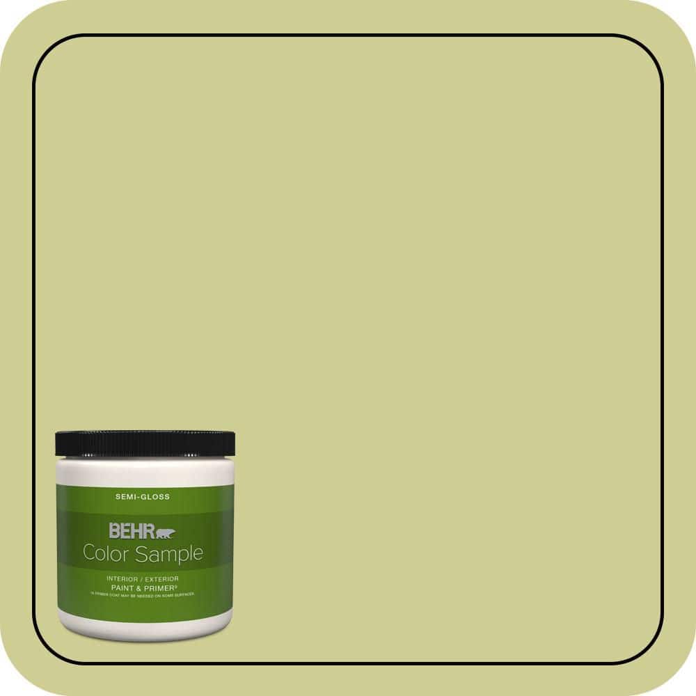 BEHR PREMIUM PLUS #M340-4 Wasabi Interior/Exterior Paint & Primer Color Sample (1)