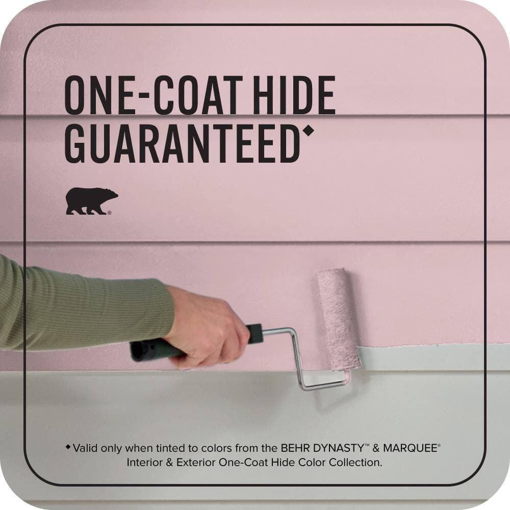 BEHR MARQUEE 5 gal. #S130-2 Shy Smile Flat Exterior Paint & Primer (3)