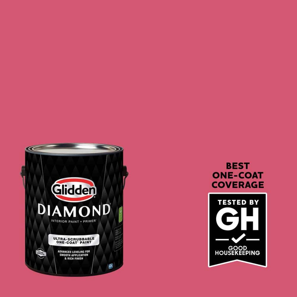 Glidden Diamond 1 gal. PPG1184-6 Kenny's Kiss Eggshell Interior Paint with Primer (1)