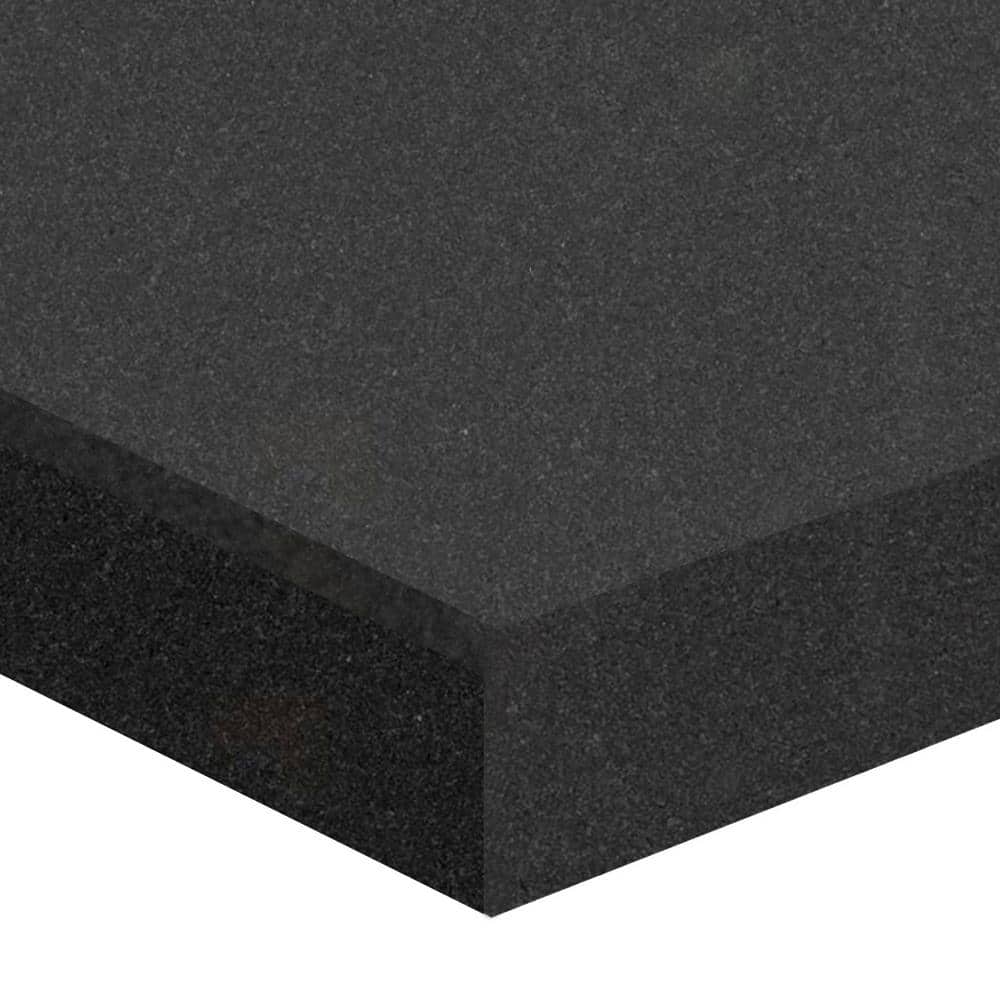 MSI Premium Black Double Beveled 4 in. x 36 in. Polished Granite Threshold Floor Tile Trim (3 ln. ft./Each) (4)