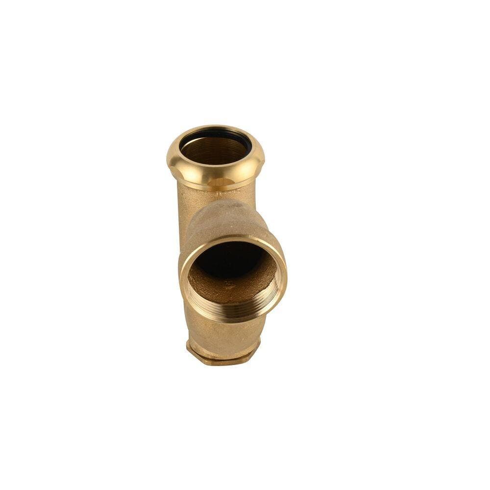 Everbilt NY Code 1-1/4 in. Brass Unfinished Cast Sink Drain P-Trap (4)