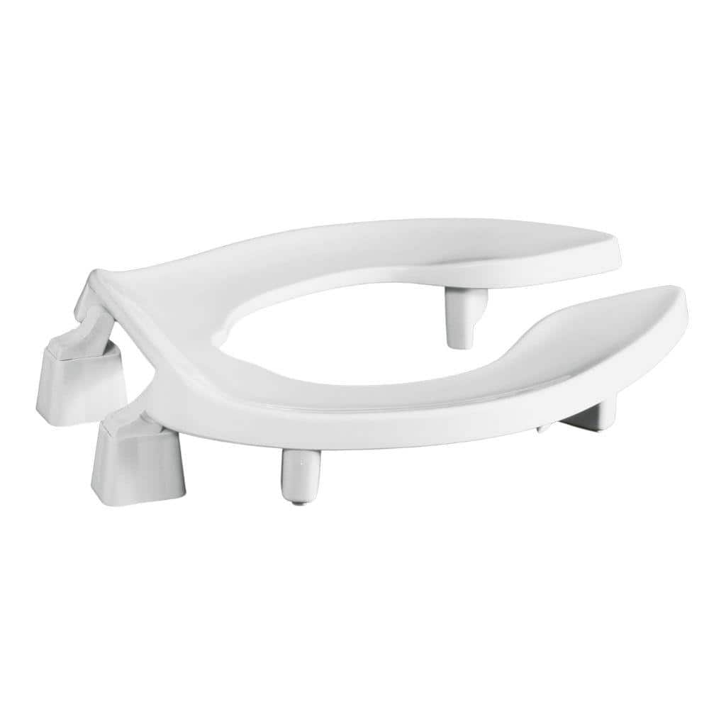 CENTOCO ADA Compliant 3 in. Raised Elongated No Cover Elevated Toilet Seat in White