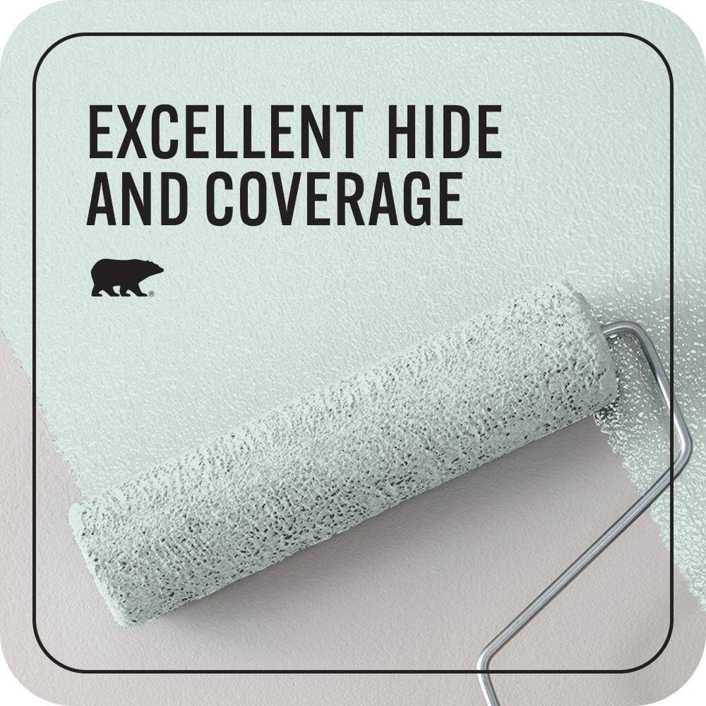 BEHR PREMIUM PLUS Home Decorators #HDC-WR15-5 Arctic Flow Enamel EcoMix Plant-Based & Primer (2)