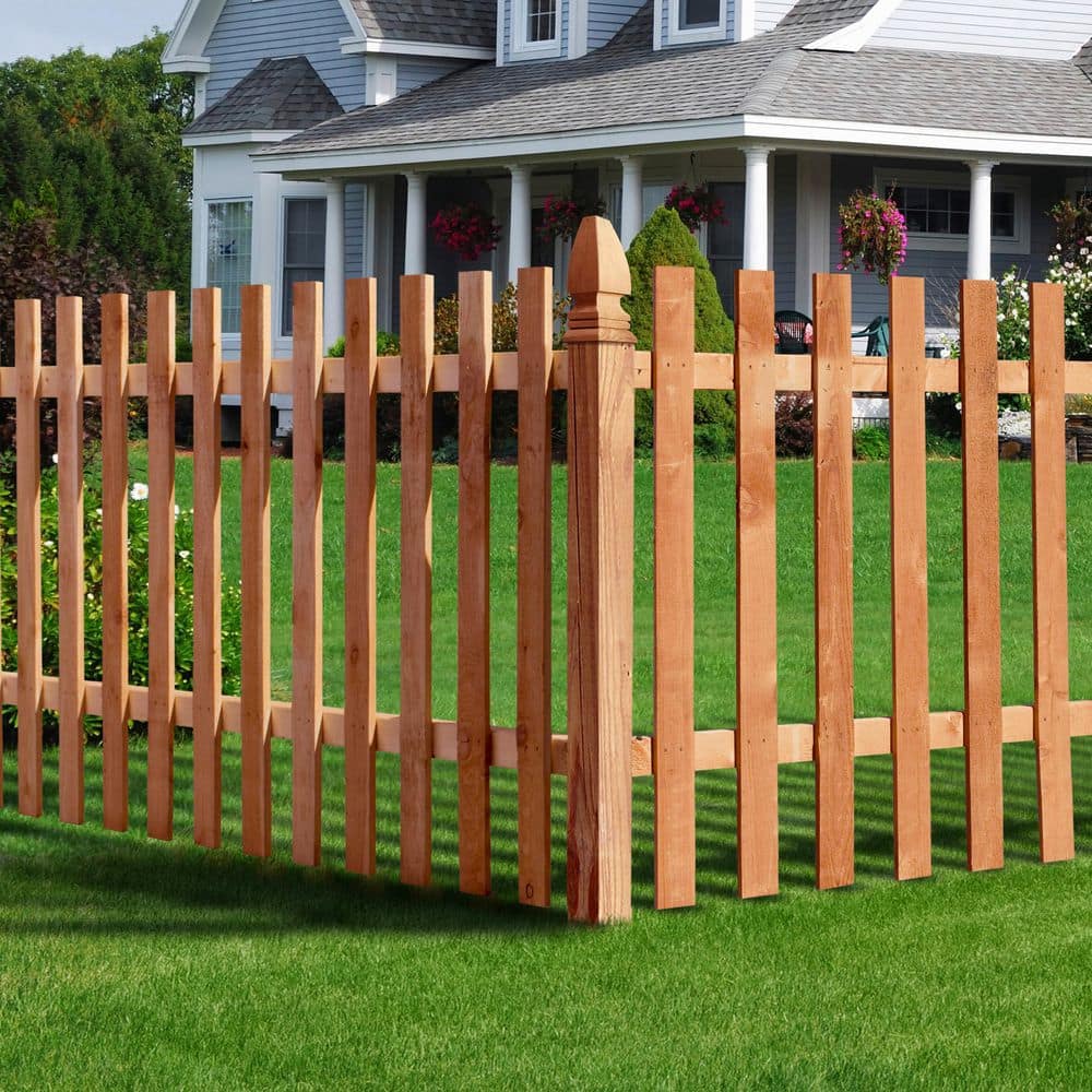 ProWood 2 in. x 4 in. x 6 ft. Western Red Cedar Fence Panel Backer Rail (4-Pack) (2)