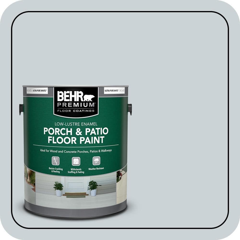 BEHR PREMIUM #N490-1 Low-Lustre Enamel Interior/Exterior Porch and Patio Floor Paint (1)