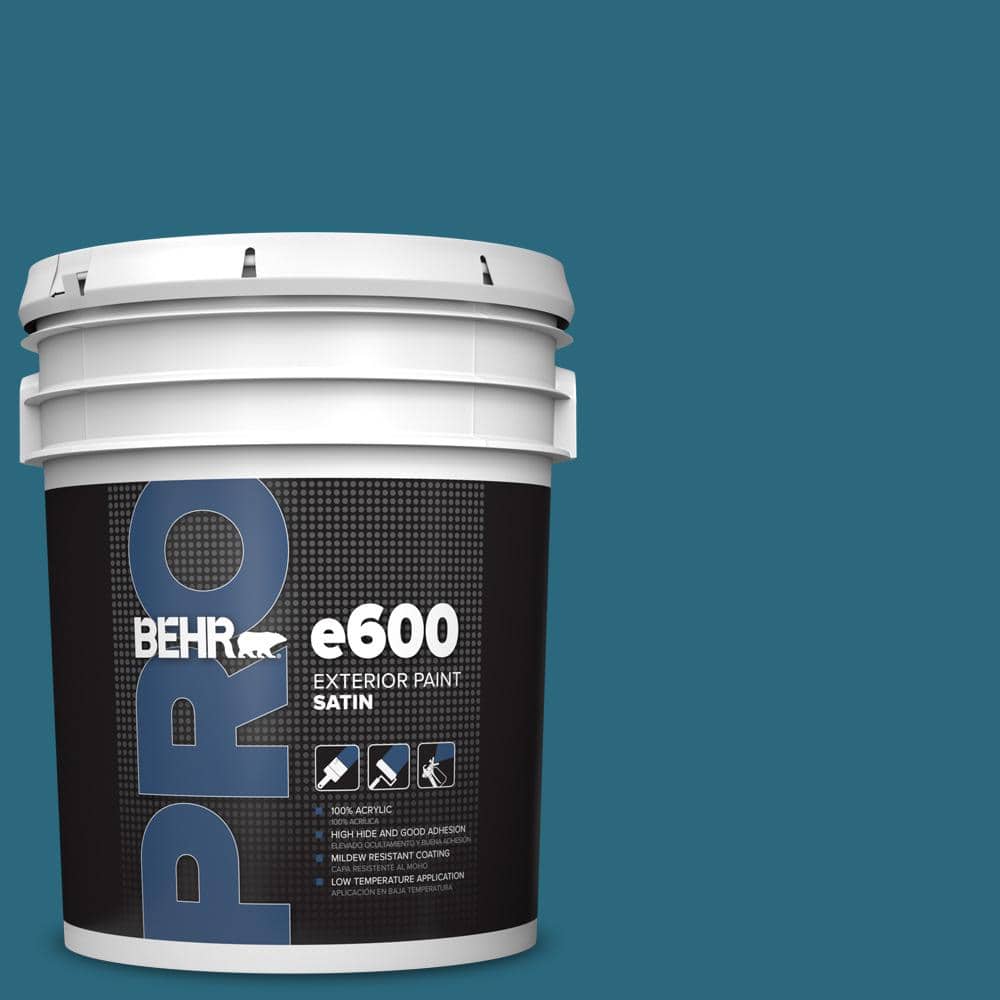 BEHR PRO 5 gal. #M480-7 Ice Cave Satin Exterior Paint