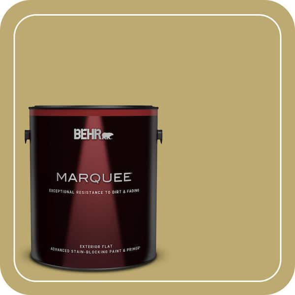 BEHR PREMIUM PLUS #370F-5 Coriander Seed Flat Interior/Exterior Paint & Primer Color Sample (4)