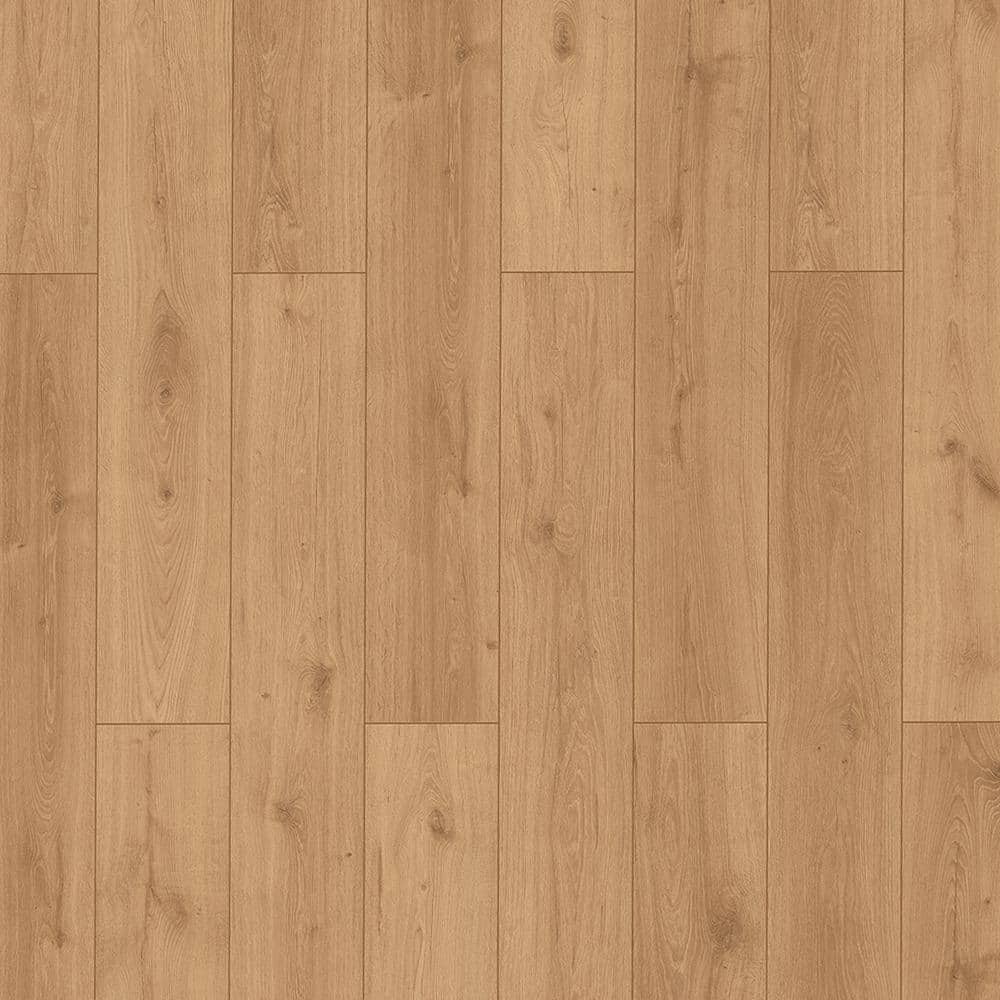 TrafficMaster Rockwood Oak 7 mm T x 7.64 in. W Laminate Wood Flooring (24.17 sqft/case) (2)