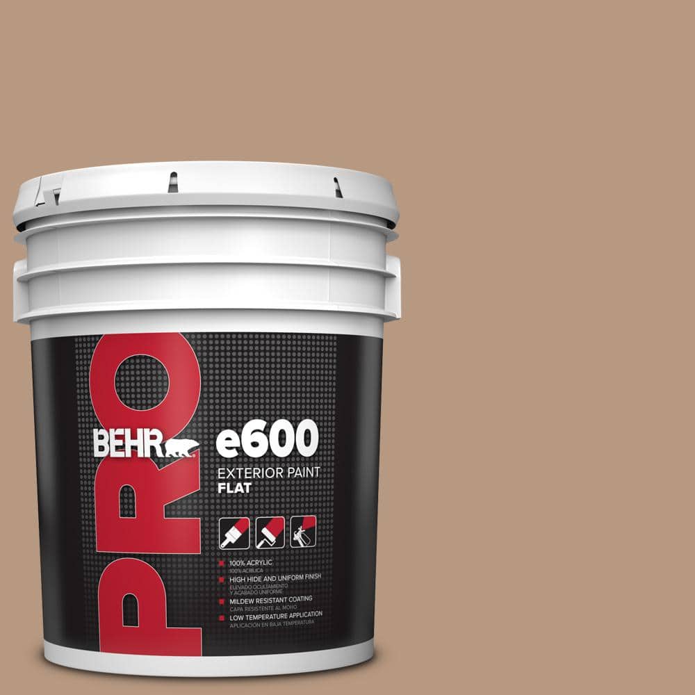 BEHR PRO 5 gal. #MQ2-41 Cavern Clay Flat Exterior Paint