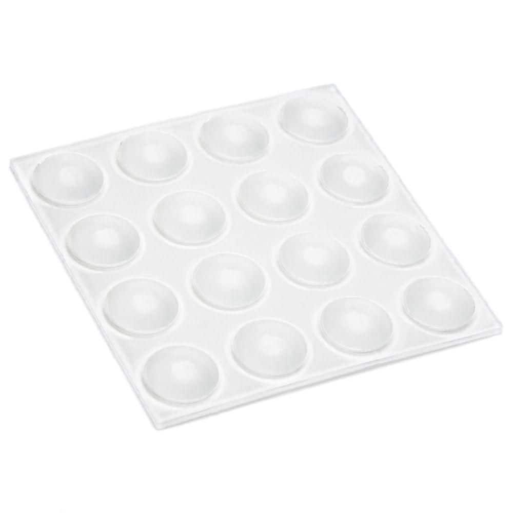 Everbilt 3/8 in. Clear Self-Adhesive Round Bumper (16-Pack) (3)