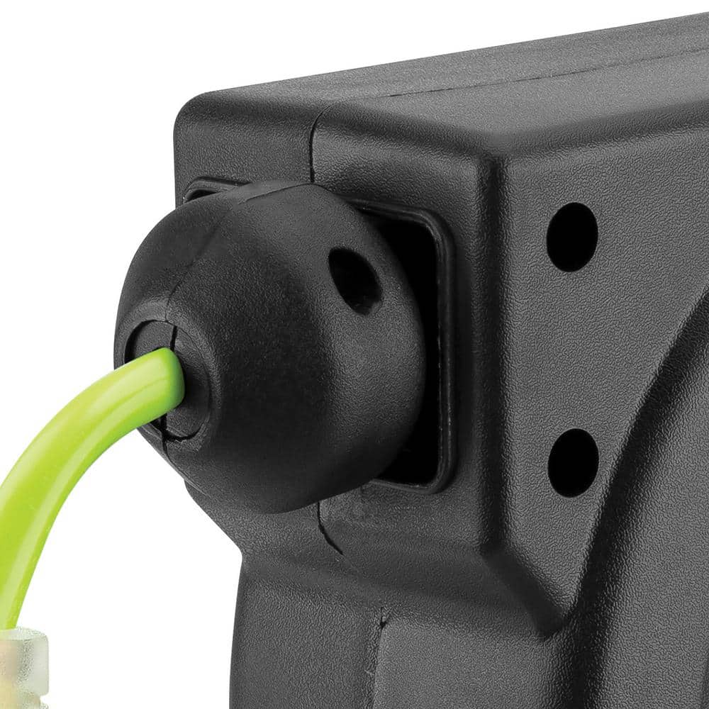 Flexzilla ZillaGreen 25 ft. Retractable Extension Cord Reel, 16/3 AWG (2)