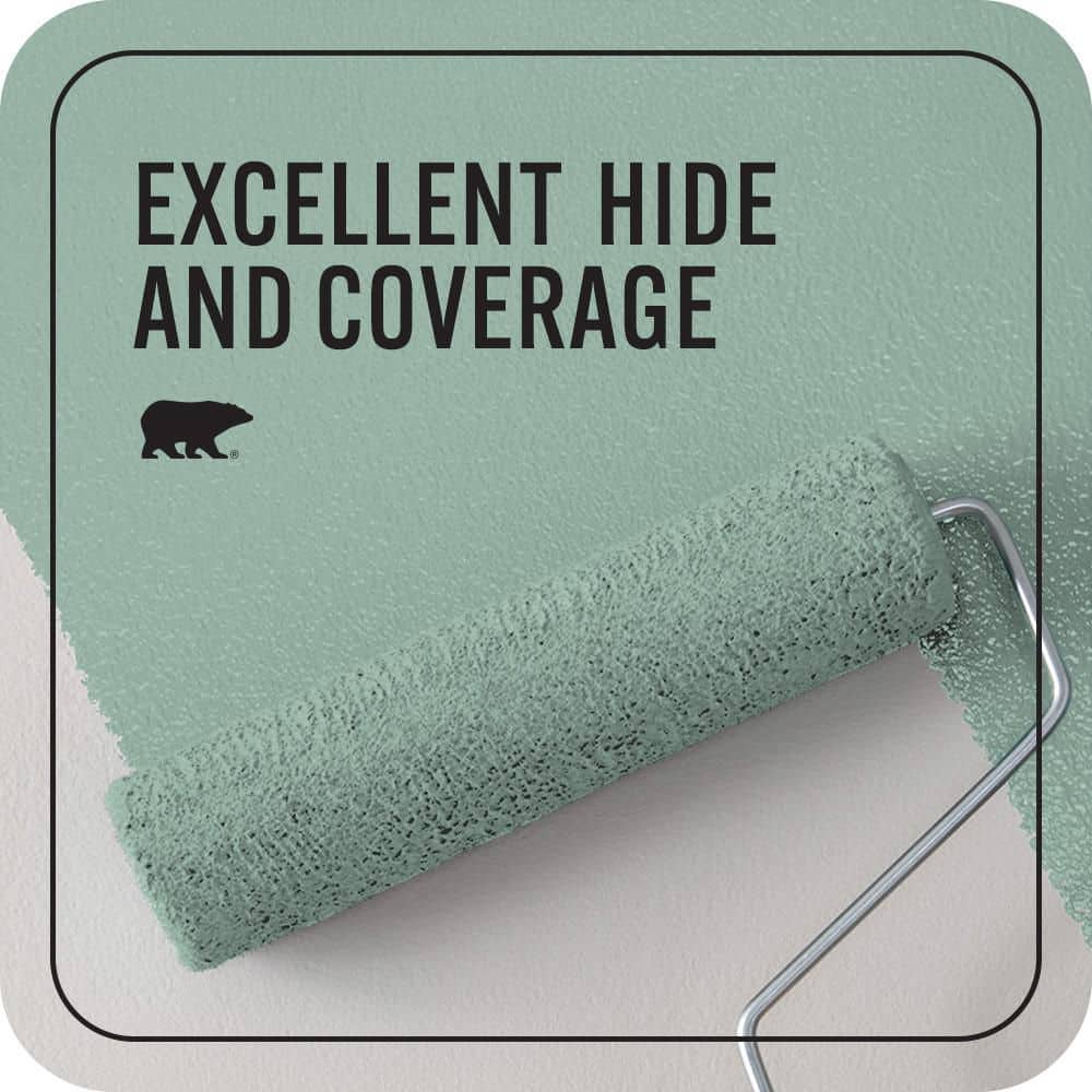 BEHR PREMIUM PLUS #S420-3 Nile River Enamel Interior/Exterior Paint & Primer Color Sample (4)