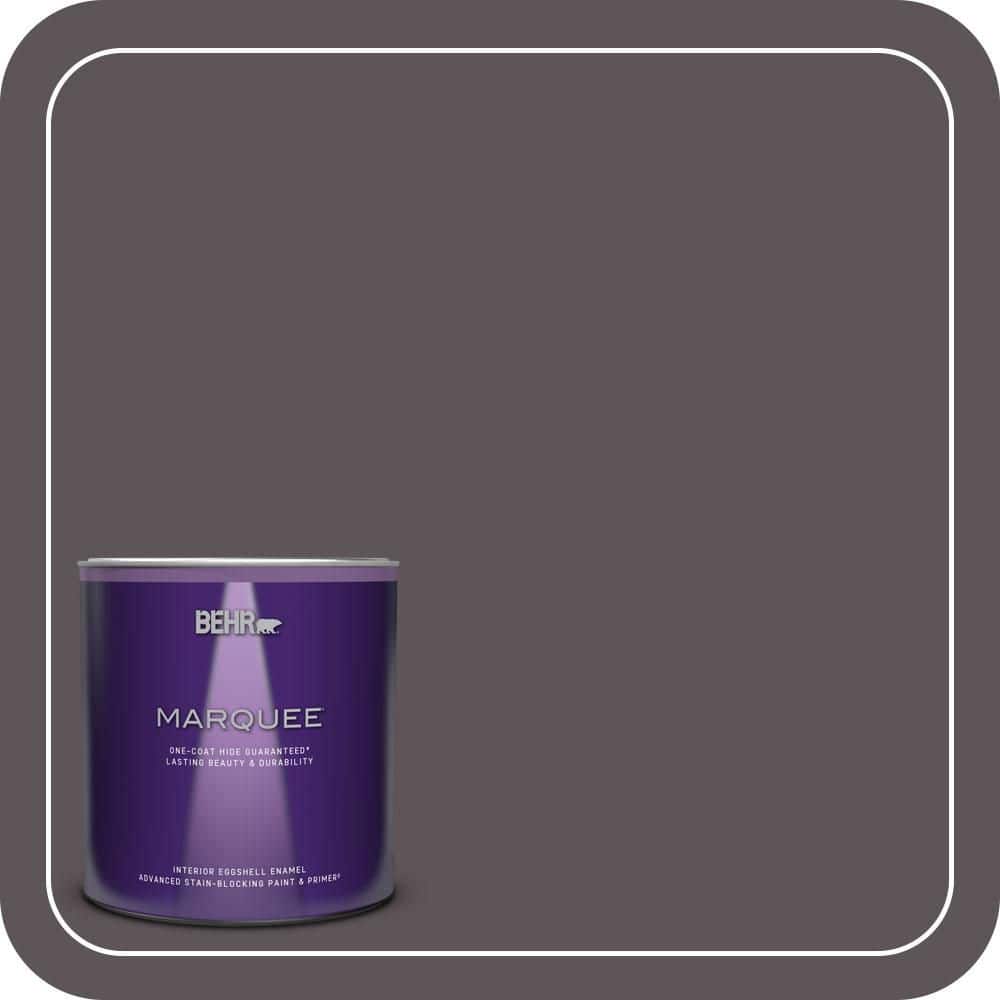 BEHR MARQUEE 1 qt. #N570-6 Virtuoso Eggshell Enamel Interior Paint & Primer