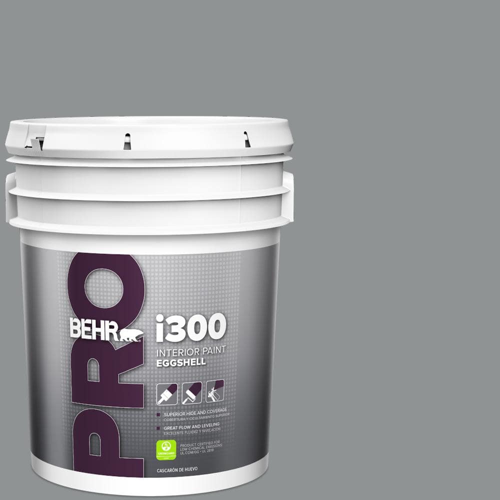 BEHR PRO 5 gal. #770F-4 Gray Area Eggshell Interior Paint