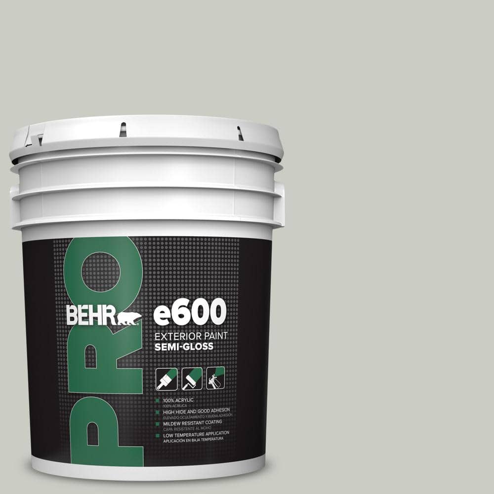 BEHR PRO 5 gal. #PPF-16 Paving Stones Semi-Gloss Exterior Paint