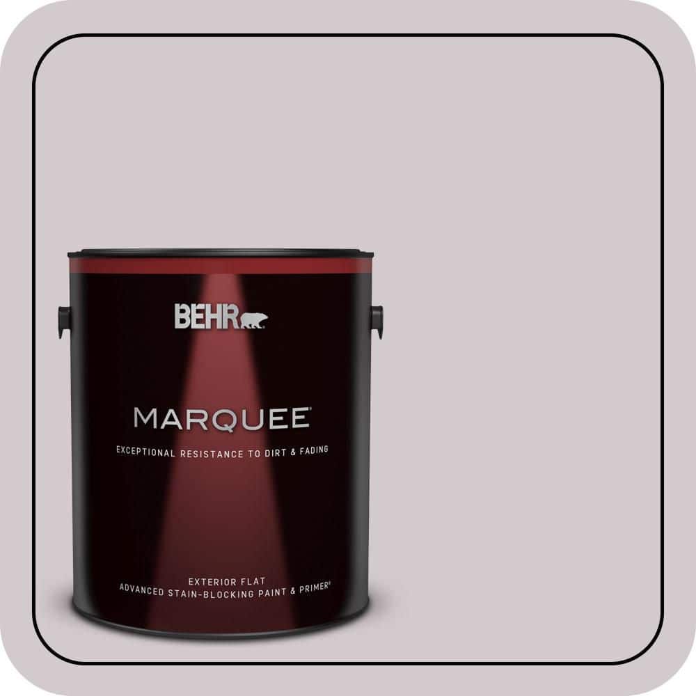 BEHR MARQUEE 1 gal. #N110-1 Dusty Lilac Flat Exterior Paint & Primer (1)