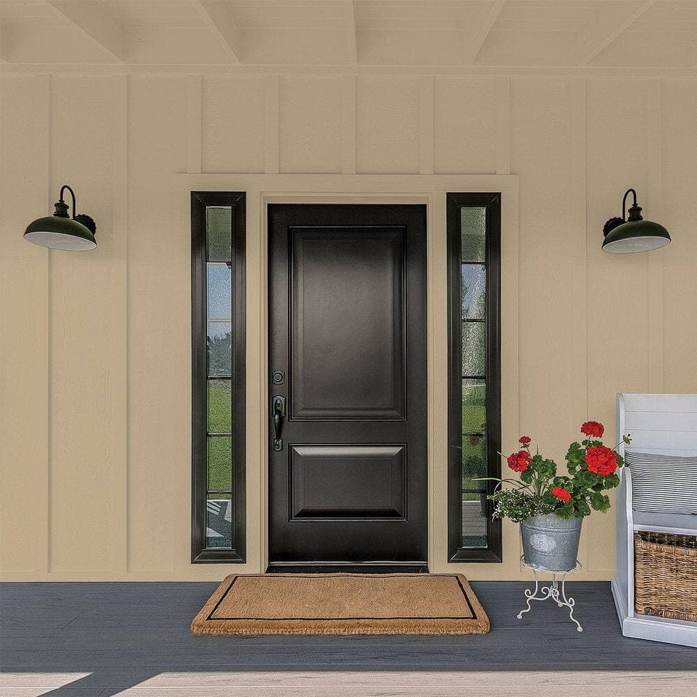 Glidden Premium 5 gal. PPG1097-5 Stony Creek Flat Exterior Latex Paint (4)