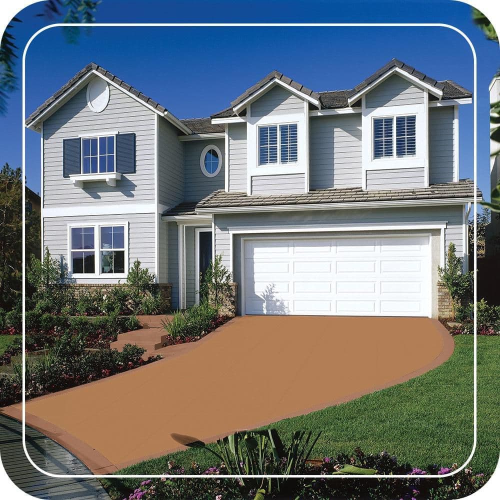 BEHR PREMIUM #PPU3-13 Self-Priming 1-Part Epoxy Satin Interior/Exterior Concrete and Garage Floor Paint (3)