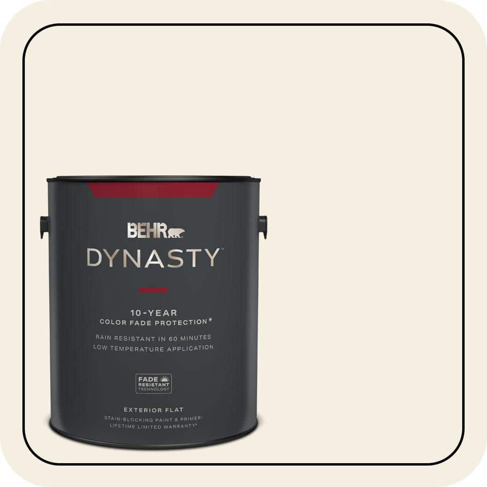 BEHR DYNASTY 1 gal. #W-B-210 Divine Pleasure Flat Exterior Stain-Blocking Paint & Primer