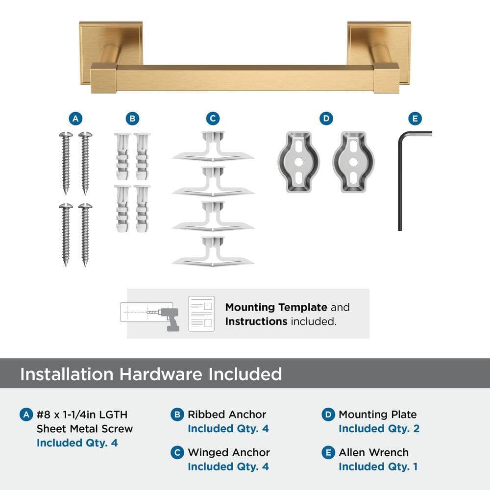 Amerock Appoint Wall Mounted Towel Bar (3)