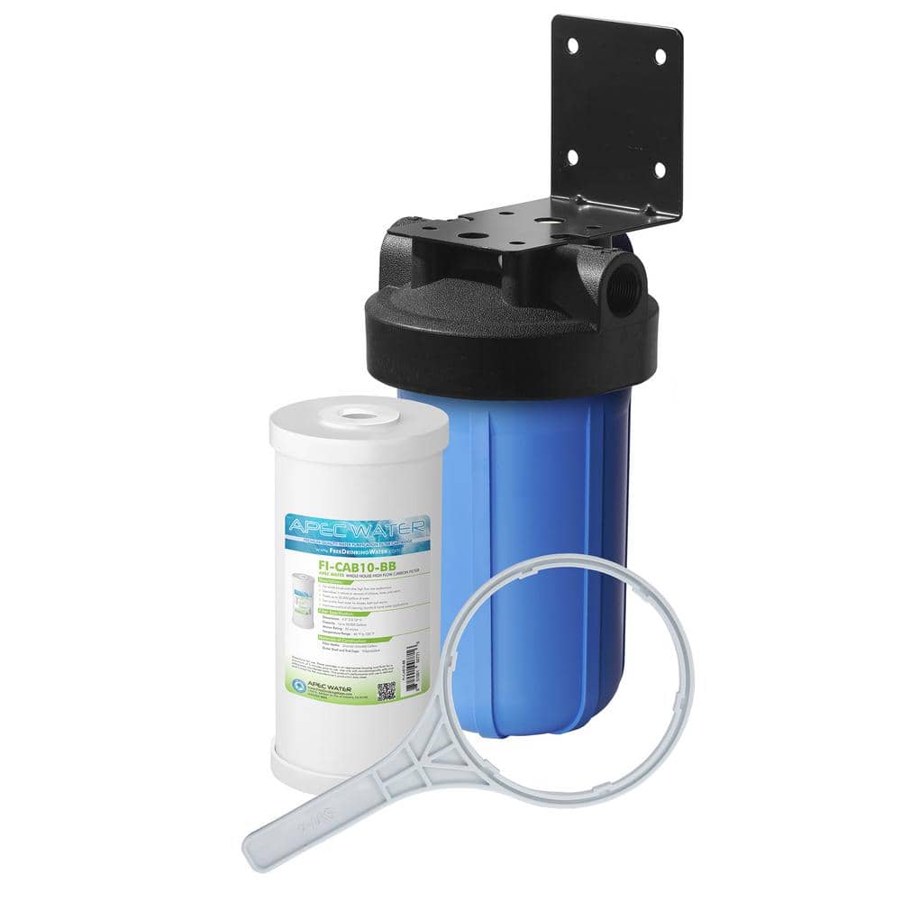 APEC Water Systems All Purpose 1-Stage Whole House Water Filtration System With 4.5 x 10 in. High Capacity Carbon Filter (1)