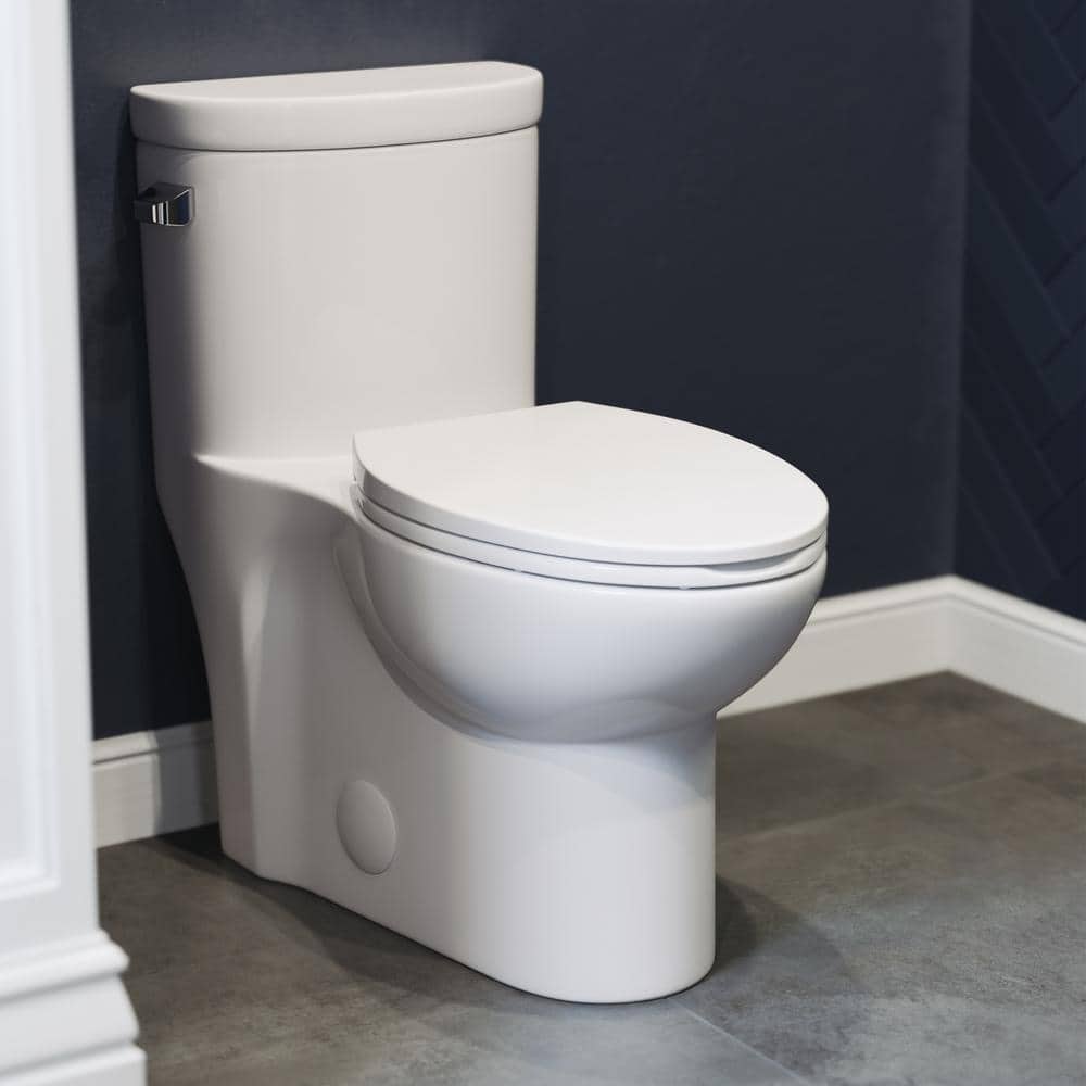 Swiss Madison Sublime 1-Piece 0.8/1.28 GPF Dual Flush Toilet with Seat Included (1)